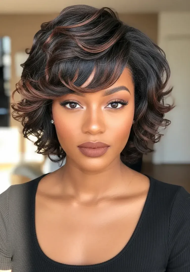 Textured Pixie Haircut for Black Women