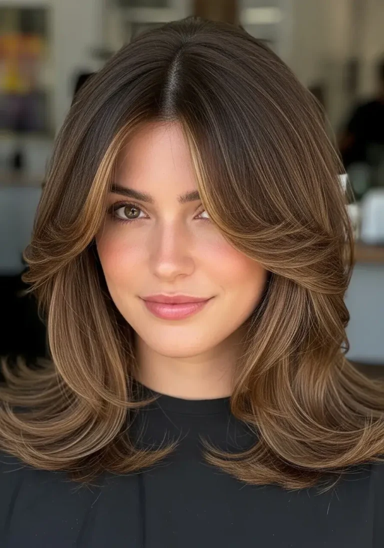 Classic Layered Medium Haircut for Medium Hair