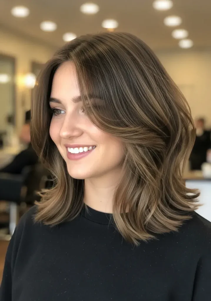 Choppy Layered Haircut for Medium Hair