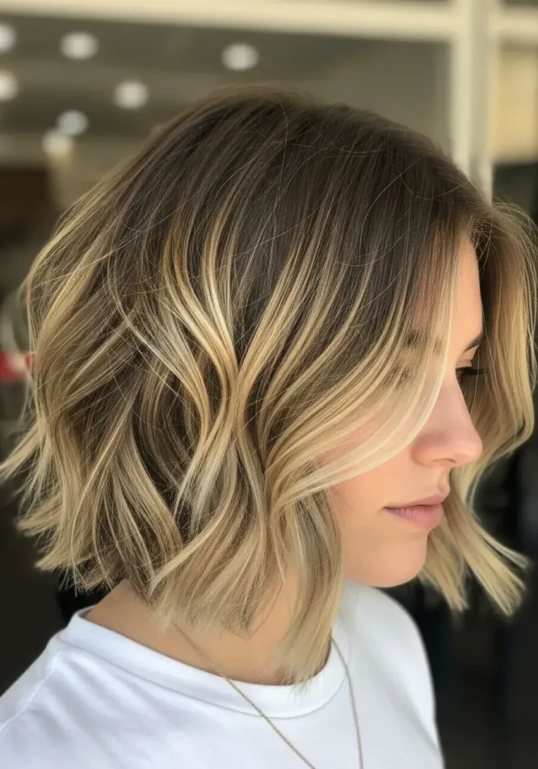 Short Beachy Bob with Texture Hairstyle for Short Hair