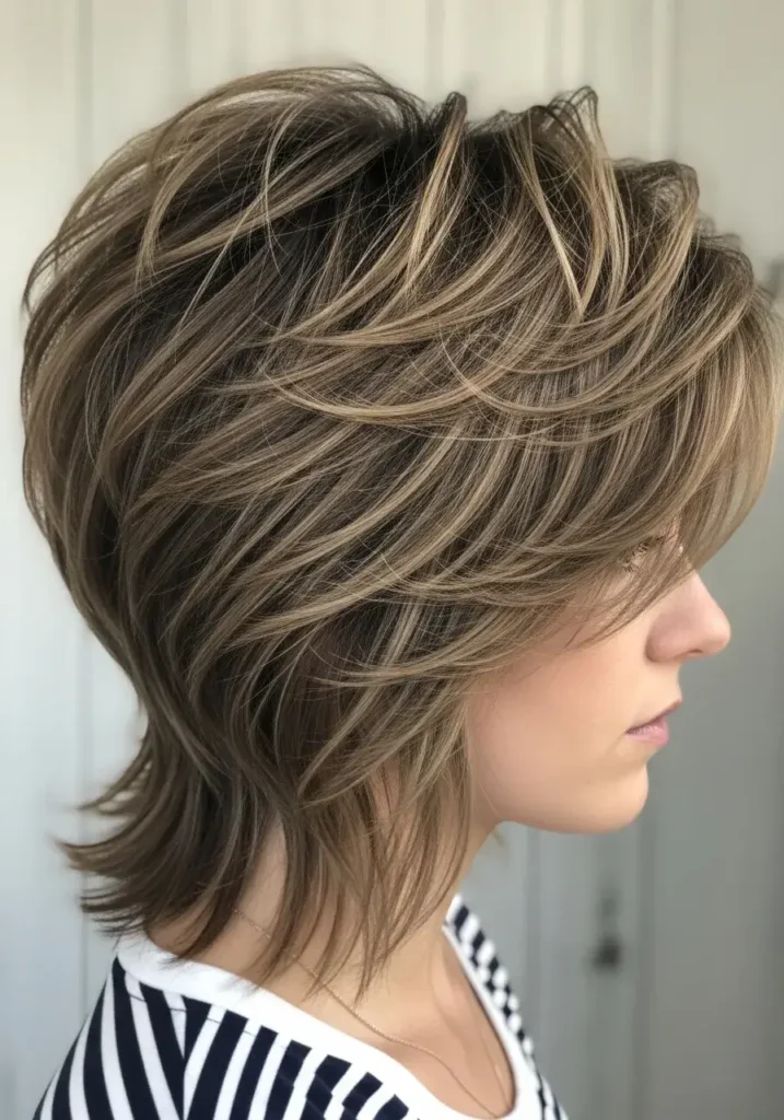 Textured Choppy Layers Haircut Textured Choppy Layers Haircut