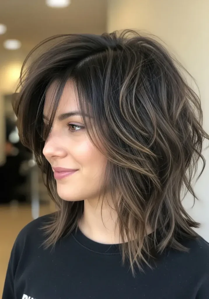 Messy Choppy Layers Haircut Messy Choppy Layers Haircut