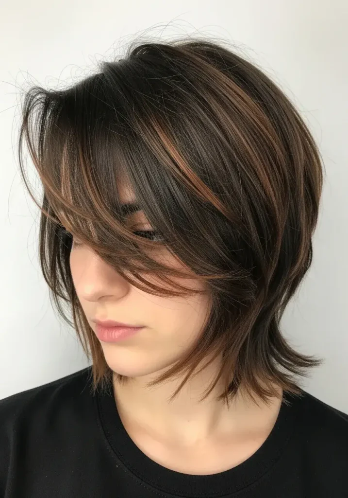 Messy 90’s Bixie Haircut