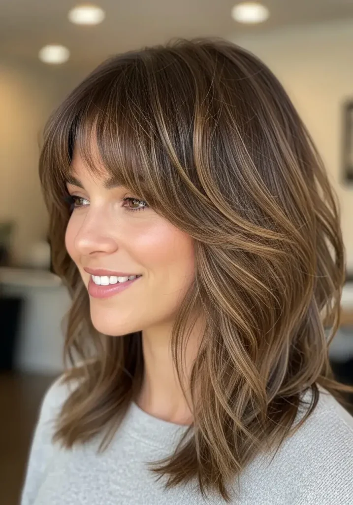 Shag-Inspired Long Bob Haircut