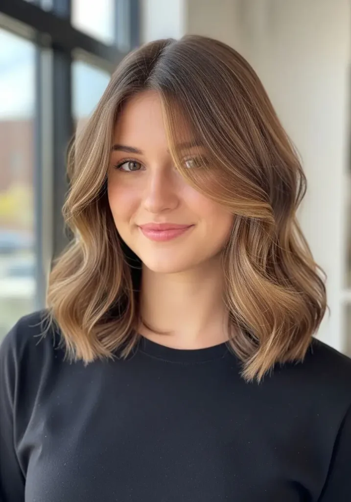 Long Bob with Soft Wavy Ends Haircut