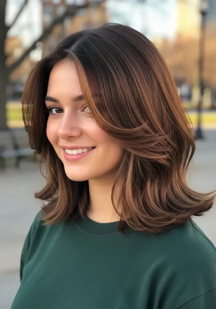 Shoulder Length Layered Haircut