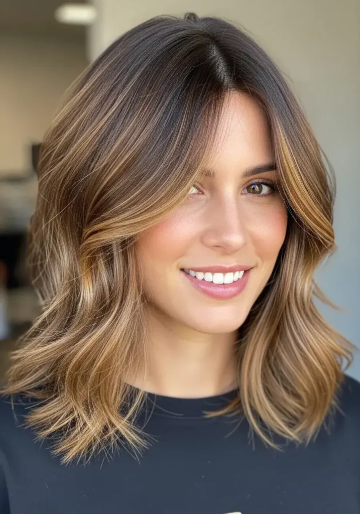 Textured Medium Layers Haircut