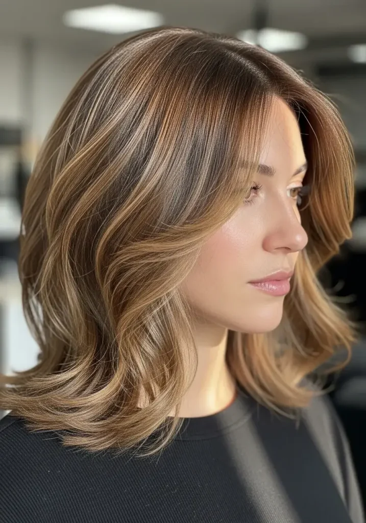 Wavy Medium Layers Haircut