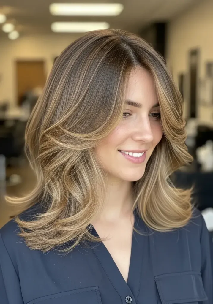 Layered Haircut for Fine Hair Medium Length Haircut