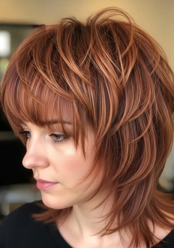 Textured Choppy Layers Haircut