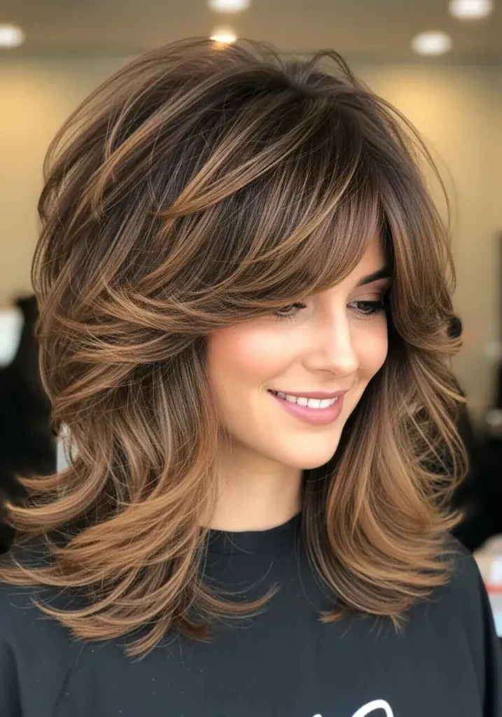 Voluminous Choppy Layers Haircut