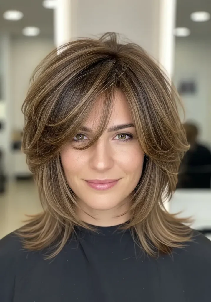 Choppy Layers for Fine Hair Haircut