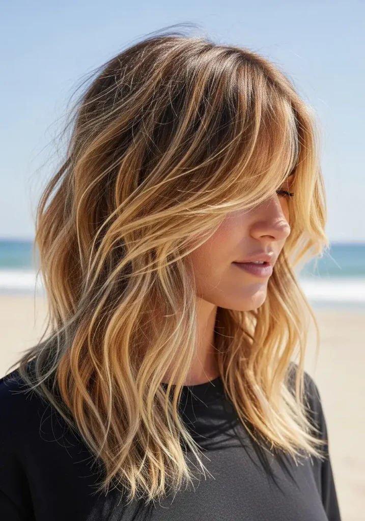 Beachy Choppy Layers Haircut
