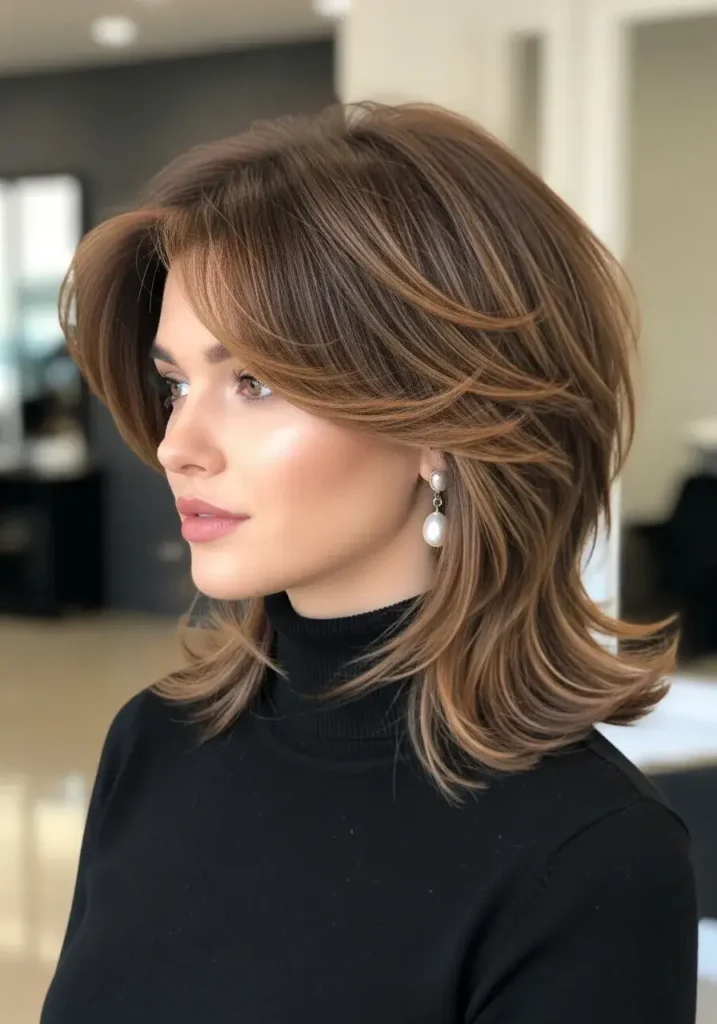 Elegant Choppy Layered Haircut
