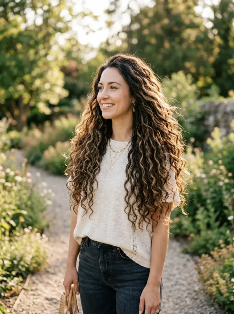 Long Boho Crochet Curls with Flowing Length