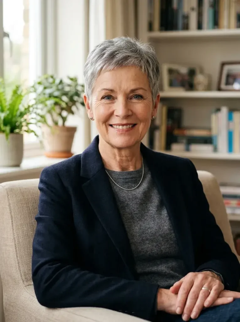 Ultra Short Crop Haircut For Over 60