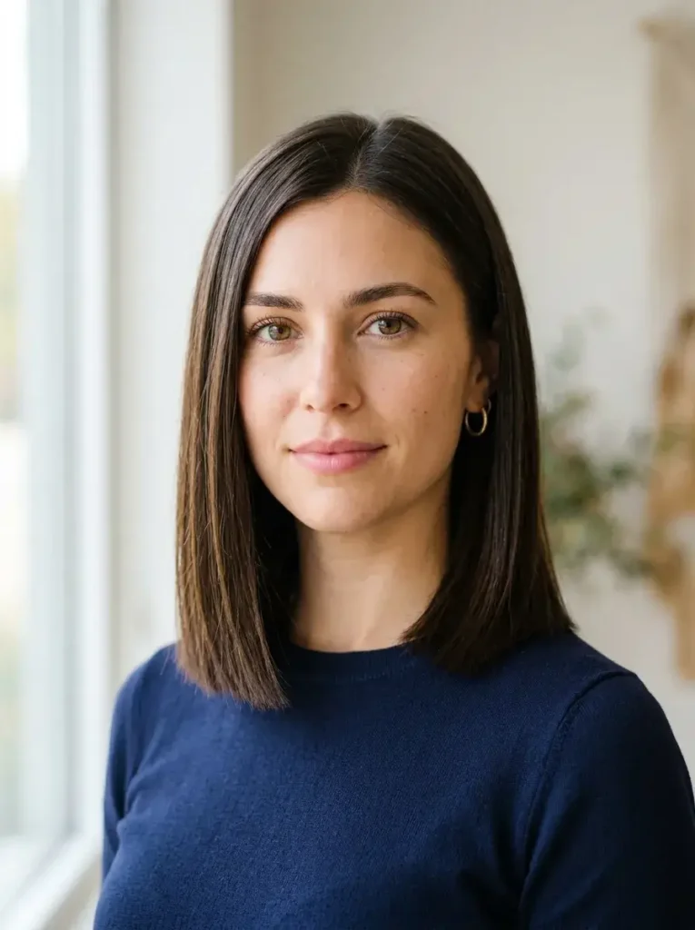 Blunt Textured Lob Haircut for Women Blunt Textured Lob Haircut for Women