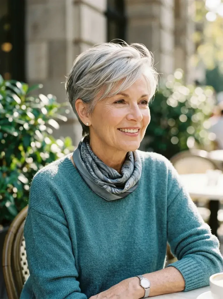 Soft Pixie Crop with Swept Top Layers Short Haircuts for Women Over 60 with Thin Fine Hair Soft Pixie Crop with Swept Top Layers Short Haircuts for Women Over 60 with Thin Fine Hair
