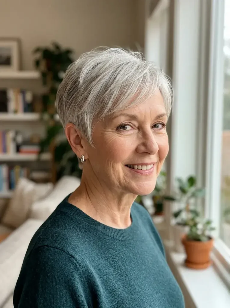 Tapered Pixie with Clean Side Shape Short Haircuts for Women Over 60 with Thin Fine Hair Tapered Pixie with Clean Side Shape Short Haircuts for Women Over 60 with Thin Fine Hair