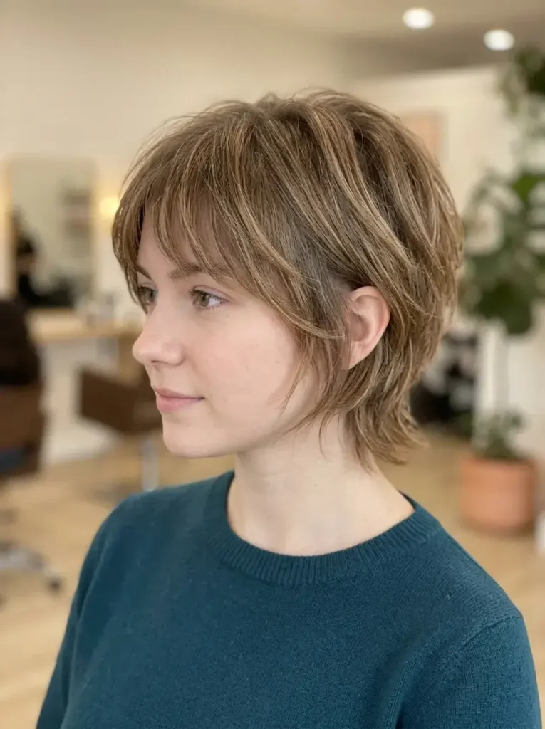 Wispy Edge Short Layer Cut